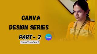 How to use Map Video app in CANVA   #design  #canva  #canvadesign  #canvaapps