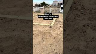 Build a strong greenhouse foundation without concrete. #greenhouse #diy #diygreenhouse