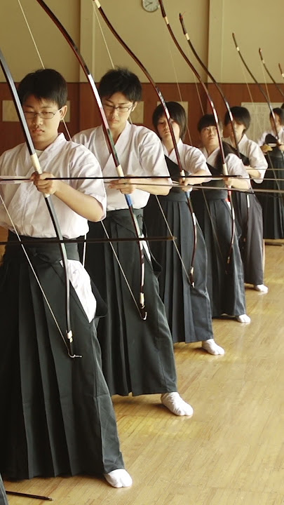 Kyudo in a Japanese High School