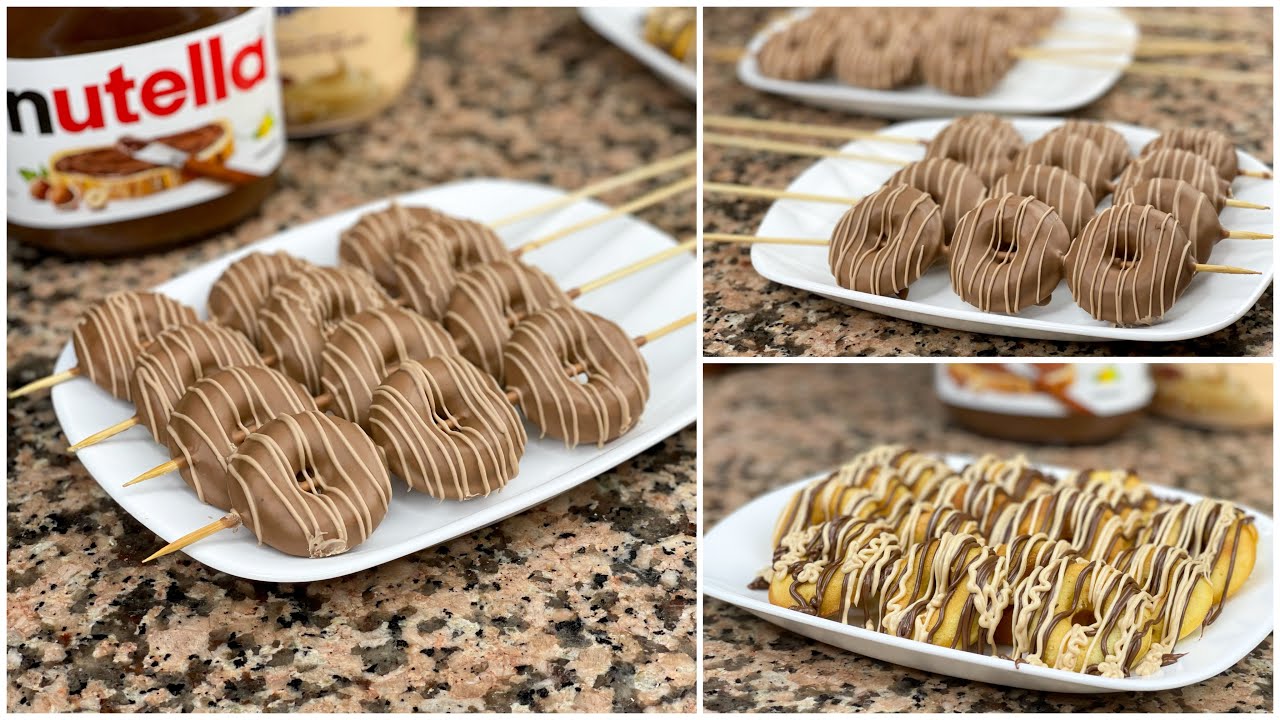 جربيها راح تولي مدمنة عليها 😍 دونات المحلات 👌🏻 طراوة ولذة لا تقاوم بدون فرن بدون زيت وبكمية كبيرة