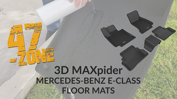 47-Zone 3D MAXpider 2018 - 2019 Mercedes-Benz E Class W213, E300, E400, E63 All Weather Floormats