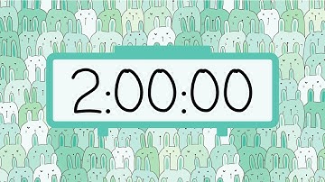 ⏳ 2-Hour Countdown Timer – Simple Beeps 🎯 | Stay Focused & Productive