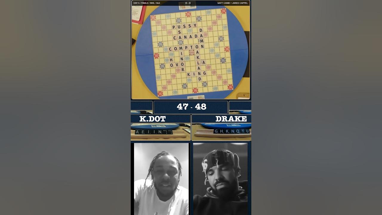 Kendrick lamar vs drake the ultimate scrabble battle k dot gains 2