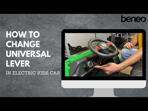 How to change universal direction lever on electric kids car
