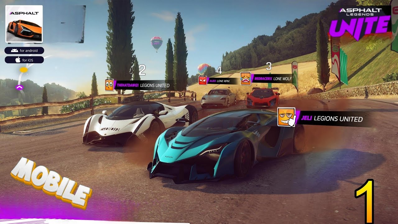 Asphalt Legends Unite Mobile Gameplay Walkthrough Part 1 (ios, Android)