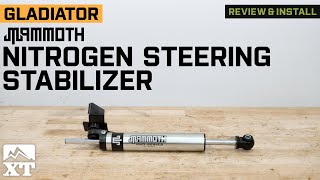 Jeep Gladiator JT Mammoth Pro-Series V2 Nitrogen Charged Steering Stabilizer Review & Install