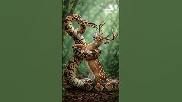 "Python vs Deer | Real Jungle Hunt | Wildlife Documentary" #snake #pythonattack  #snakeattack #zoo