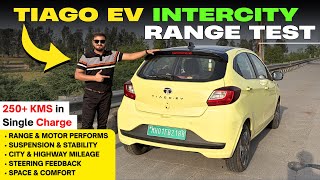 INTERCITY RANGE TEST TATA TIAGO EV 2026 😍|| 100-0% Tiago EV Range Test || Budget EV For Commute￼