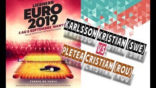 Karlsson Kristian Swe - Pletea Cristian Rou European Championships 2019