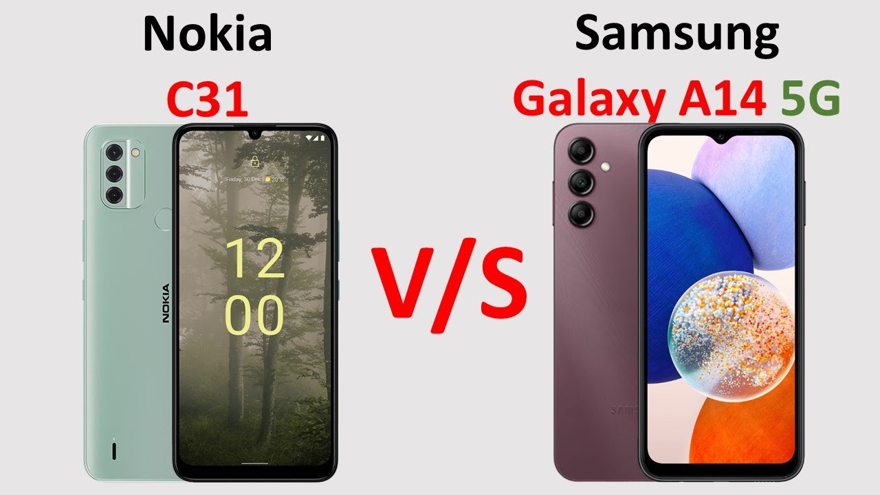nokia c31 vs samsung