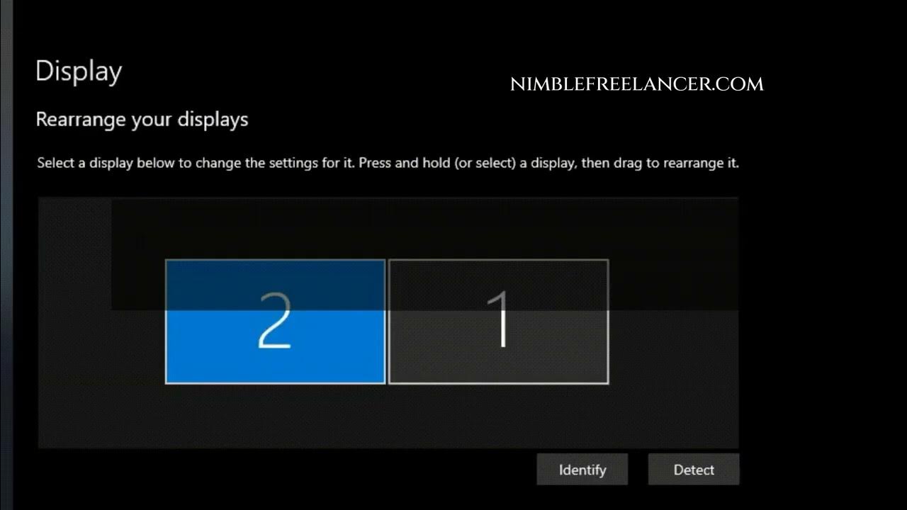 how-to-change-mouse-direction-on-dual-monitors-online-video-youtube