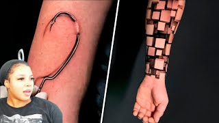 Most Realistic Tattoos You've Ever Seen | Reaction Most Realistic Tattoos You've Ever Seen | Reaction