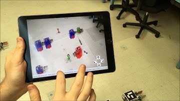 Towards Mobile-Mixed Reality Interaction with Multi-Robot Systems