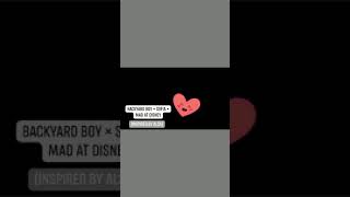 Backyard boy × Sofia × Mad at disney— Alsa/( cover by Michelle Ann Merida)