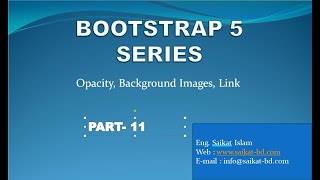 Bootstrap 5 tutorial | opacity, background images, link #webdevelopment
