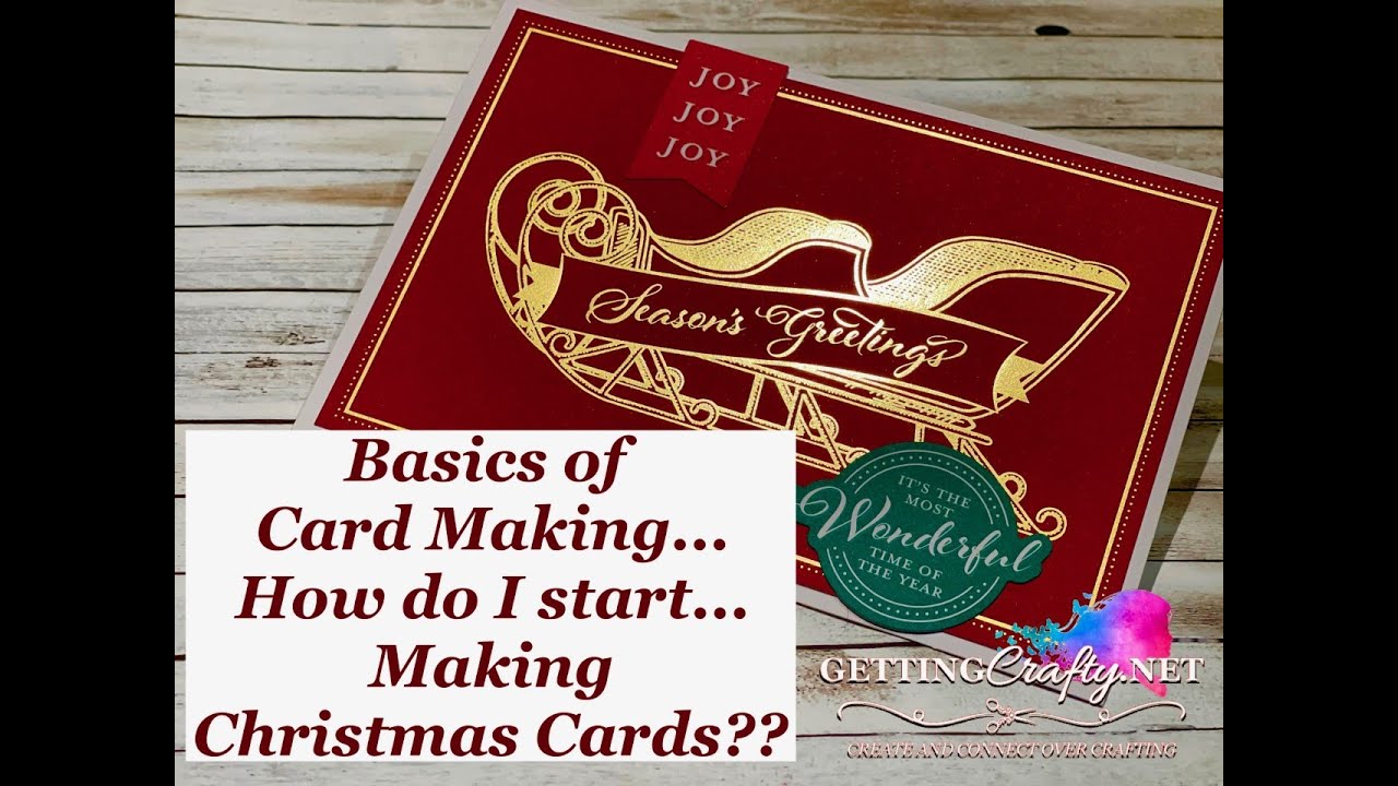 How to Make Handmade Christmas Cards (fast, fun and fabulous) - Basics of Stamping