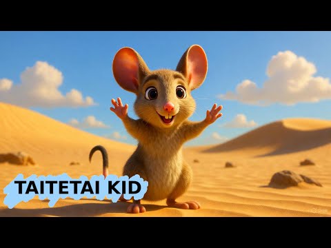 Kangaroo Mouse Hop - Fun Animated Music Video for Kids -  Children's song - TAITETAI KID