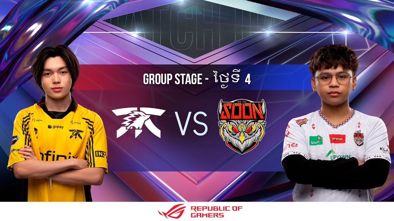 Fnatic ONIC vs See You Soon | ថ្ងៃទី 4 | MLBB MSC 2024 x ដំណាក់កាលជាក្រុម EWC | (ភាសាខ្មែរ)