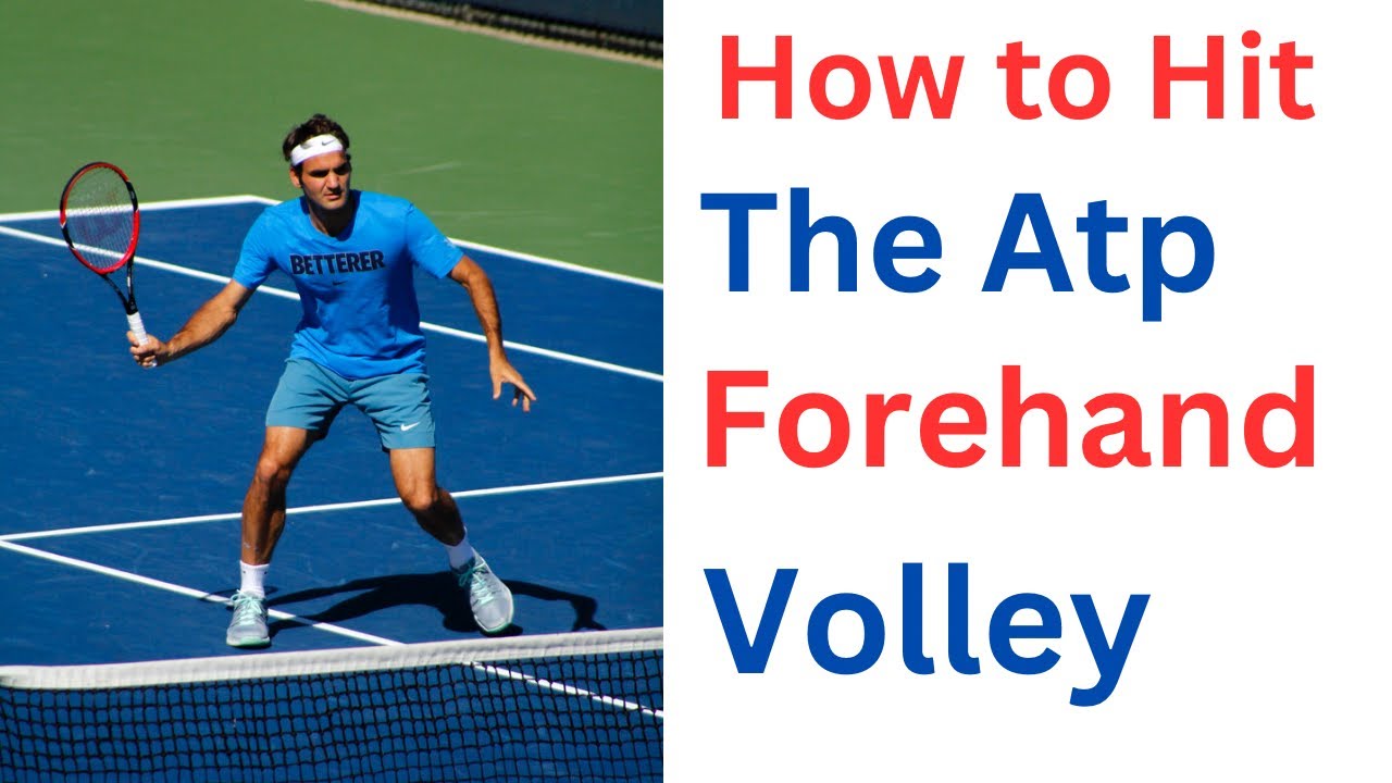 How to Hit the ATP Forehand Volley - YouTube