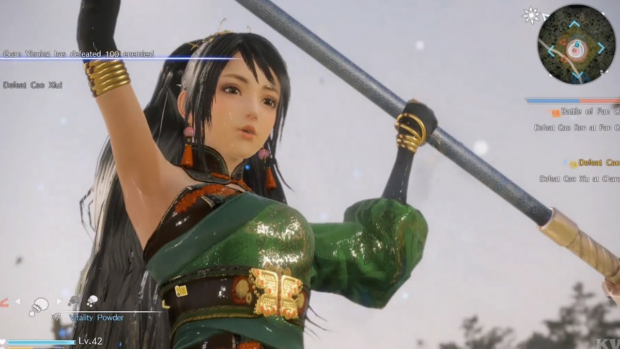 Dynasty Warriors 9 - Guan Yinping - Open World Free Roam Gameplay (PS4 HD) [1080p60FPS]