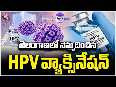 HPV Vaccination Slows Down in Telangana | V6News - V6NEWSTELUGU