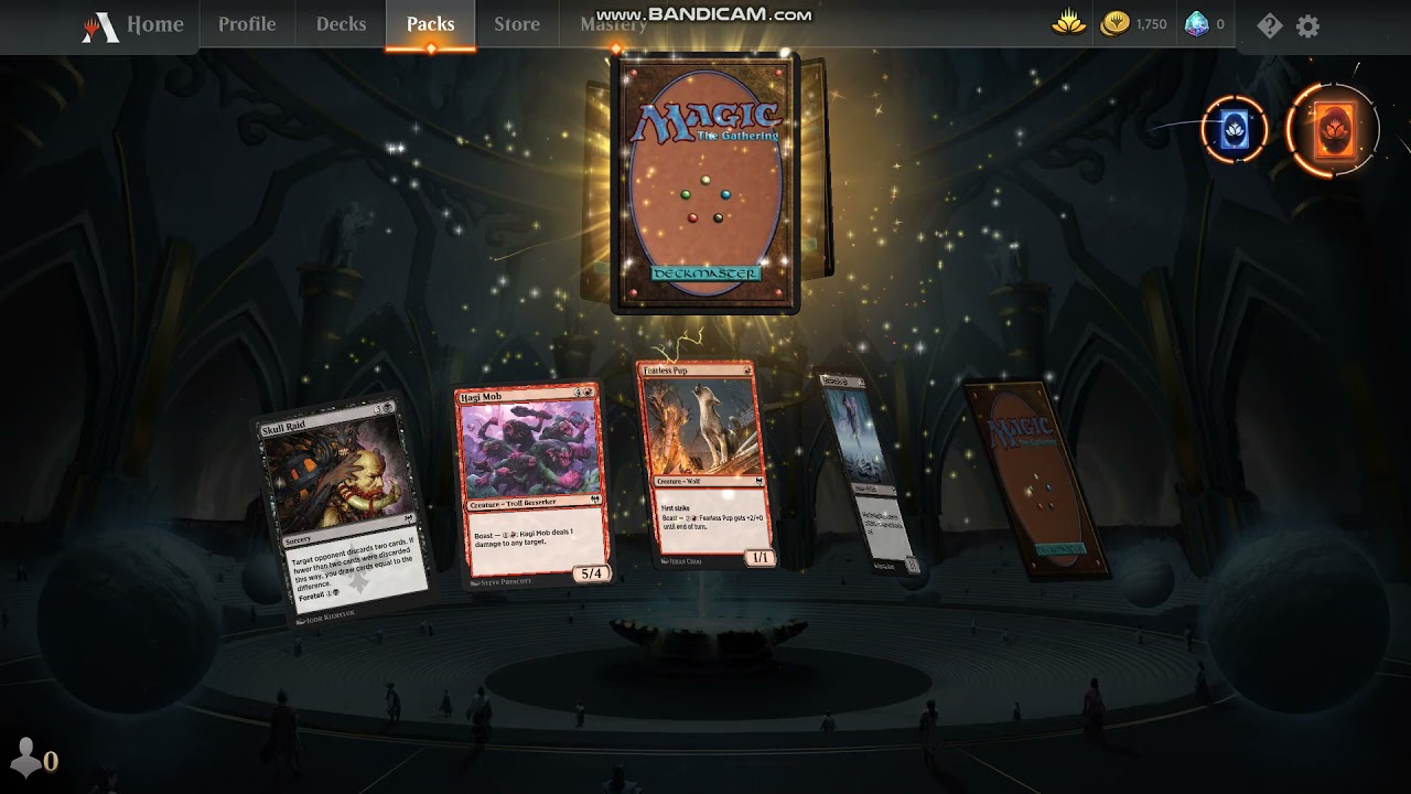 magic the gathering arena big pack opening