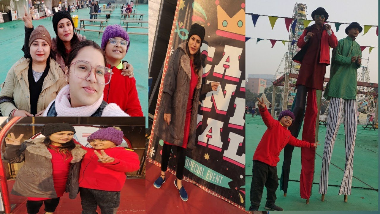 Wonder Carnival in gurgaon near Iffco Chowk Masti Time in Winter