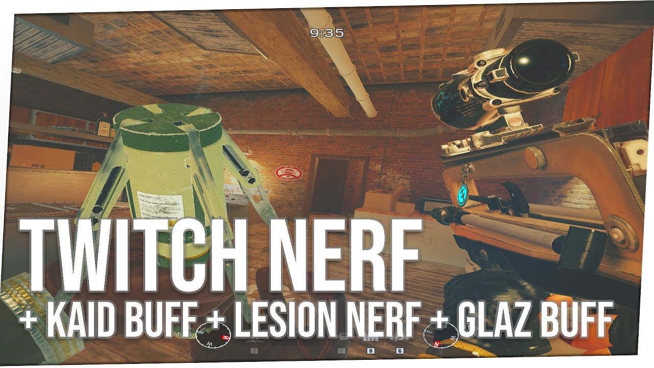 Twitch Nerf + Kaid Buff + (Mid Season Patch) - Rainbow Six Siege News