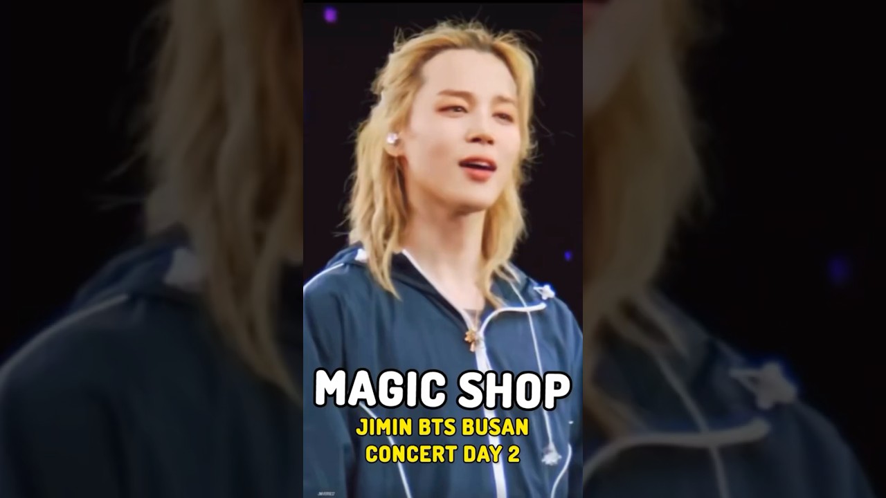 💜JIMIN DREAMY ANGELIC VOCALS RADIANT AURA during BTS “MAGIC SHOP