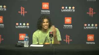 12282021 Jalen Green: I was feeding off his (Kevin Porter Jr) energy.