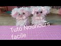 Comment faire un nounours facile avec un lastique  trop mignon