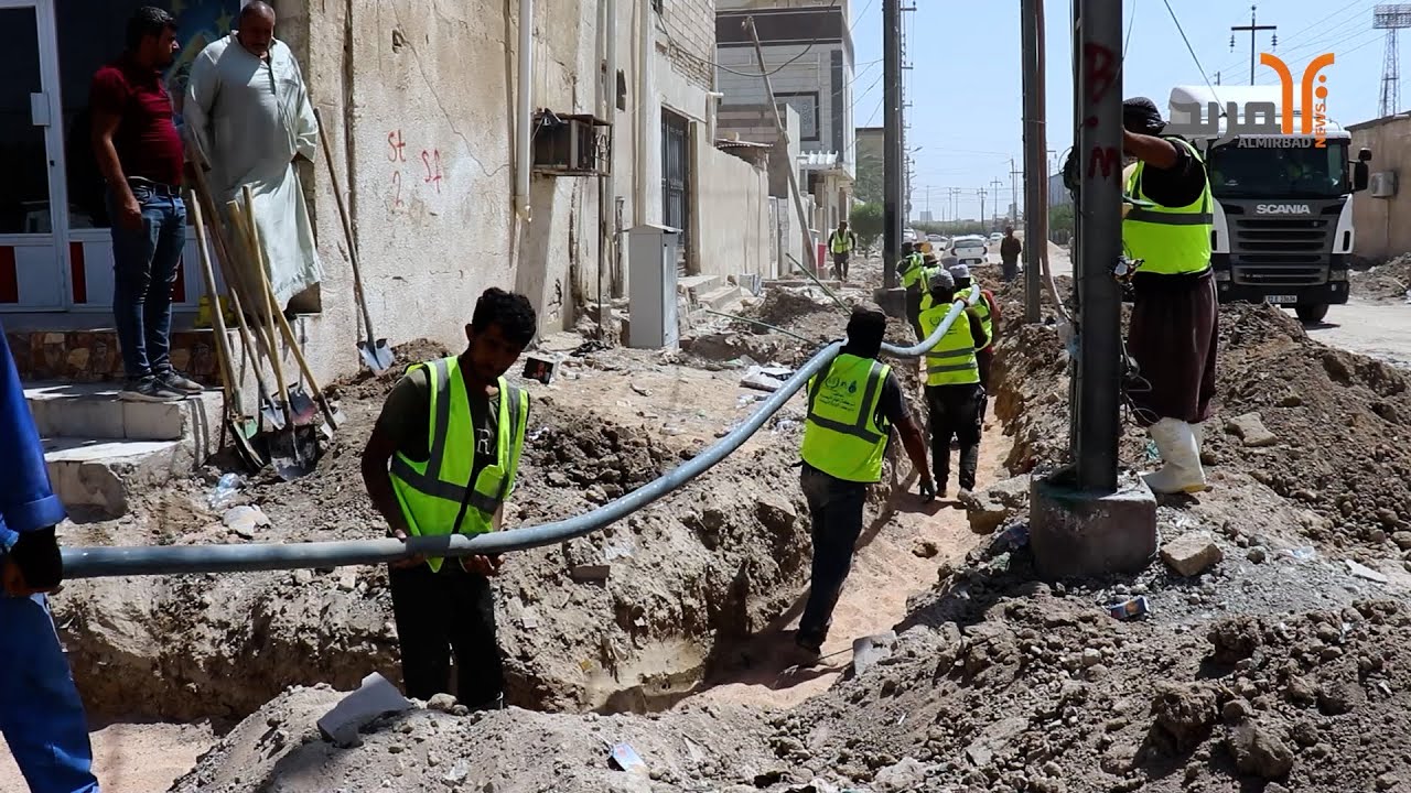 الشركة المنفذة: باشرنا بمد قابلوات كهرباء ضغط واطئ في منطقة دور الضباط 