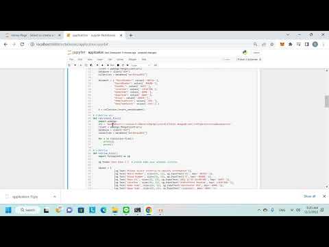 ทดลองสร้างGUI และบันทึกข้อมูลใน MongoDB โดยใช้ Python