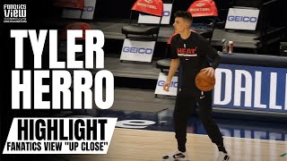 Tyler Herro Shows Off Impressive 3-Point Shot & Handle in On-Court Workout | 'Up Close'