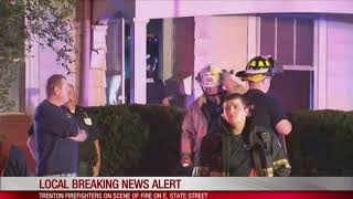 3 injured after jumping from home to escape fire in Trenton