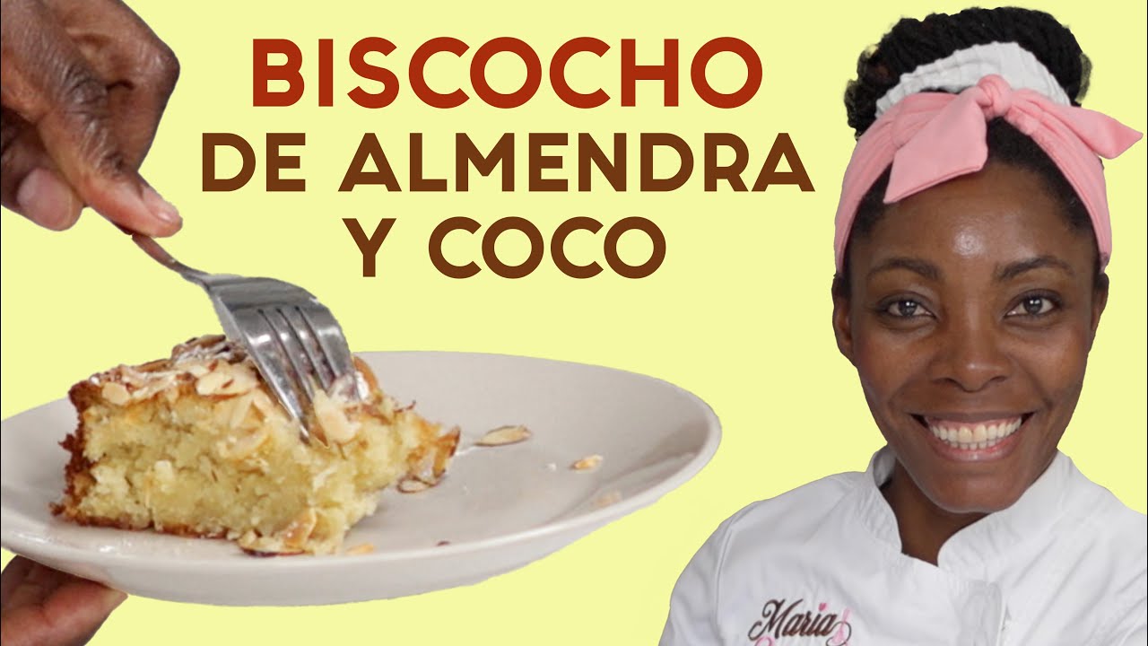 Bizcocho de Almendra y Coco, Fácil y Rico  🍰