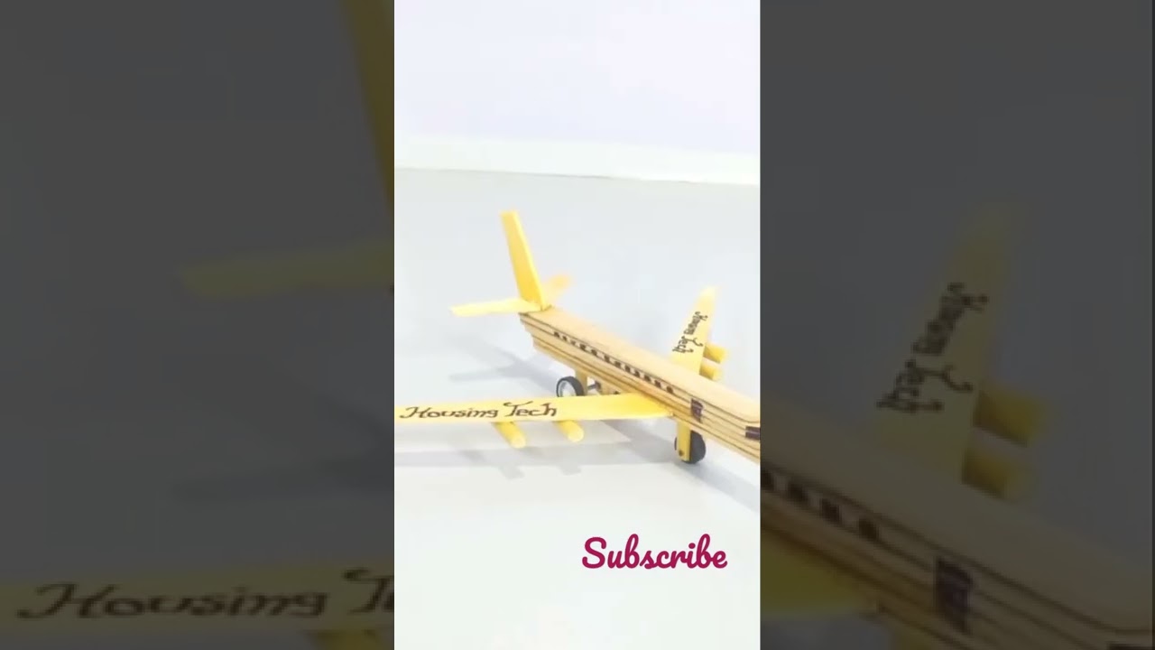 ice Cream stick Airplane