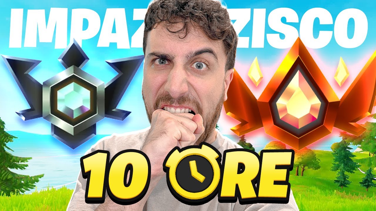 *IMPAZZISCO* Gioco 10 ORE per Arrivare a CAMPIONE in RANKED! Capitolo 7 Fortnite ITA