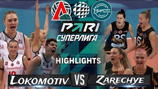 Lokomotiv Kaliningrad Vs Zarechye Odintsovo Volleyball Highlights Women's Pari Super League 2024