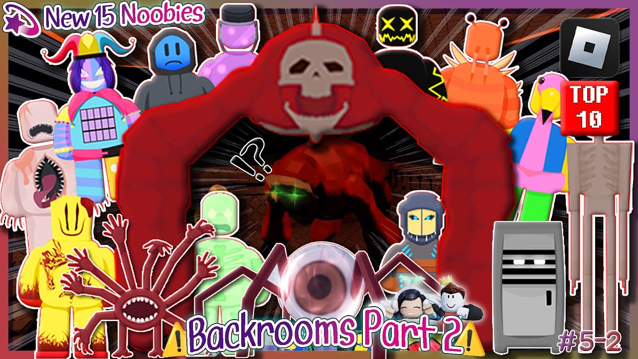 [💫Новинка]👑Найдите морфов нубиев -⚠️Backrooms Part 2⚠️ - 🎮ROBLOX  @YulyOnRoblox