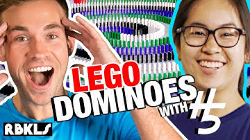 Crazy LEGO Domino Topple w/ Hevesh5! (73,000 LEGO BRICKS!) – REBRICKULOUS
