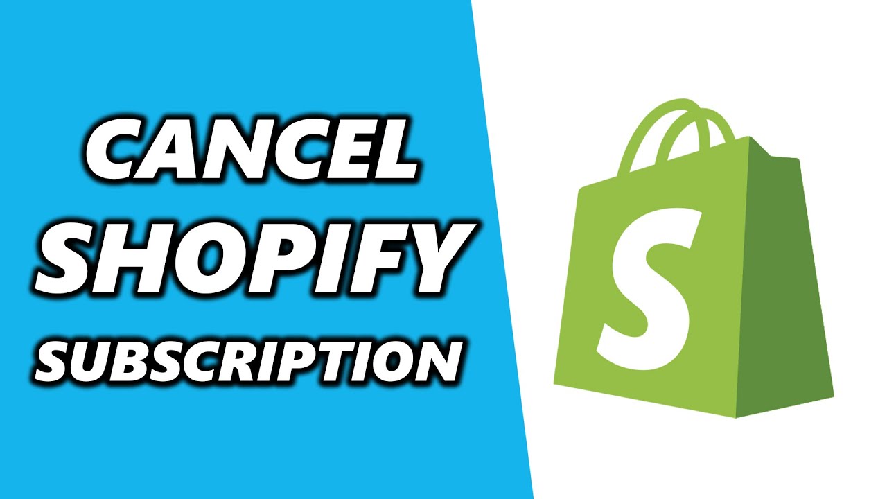 How to Cancel Shopify Subscription - Close Shopify Store 2025 - YouTube