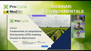 Webinar: Fundamentals of Computational Fluid Dynamics modelling focused on bioprocesses