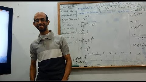 Algorithms analysis & Design - Dr.Ahmed Salah - Sec 3