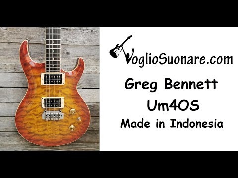 Greg Bennett UM4 OS Ultramatic Made in Korea PRS Like - YouTube