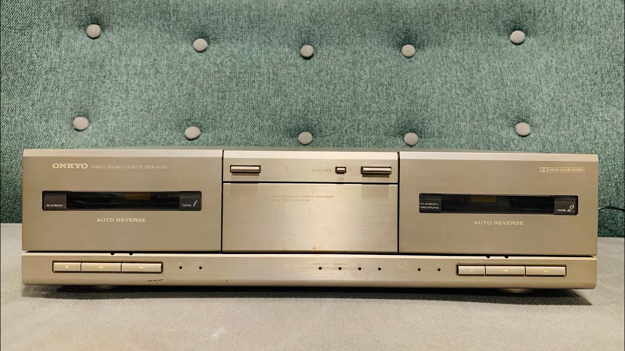 ONKYO ダブルカセットデッキ K-100 ONKYO K-100の仕様 オンキヨー/オンキョー