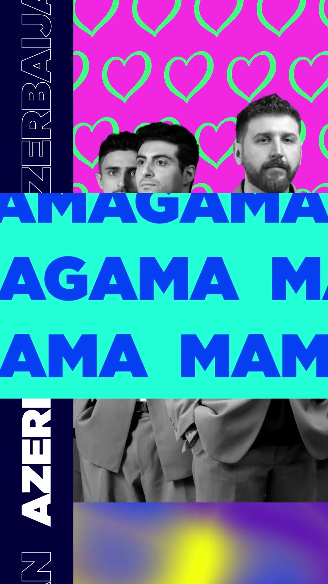 It's Mamagama for Azerbaijan! ?? The talented trio will be flying the Azerbaijani flag at Eurovision