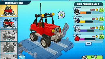 Lego Hill Climb Adventures Gameplay #3 - MOUNTAIN + ALL BULDER PASS REWARDS