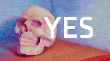 Can I texture 3D objects with oil paint?