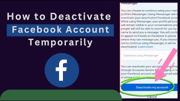 How to Deactivate Facebook account temporarily in 2023 | facebook Account deactivate kaise kare